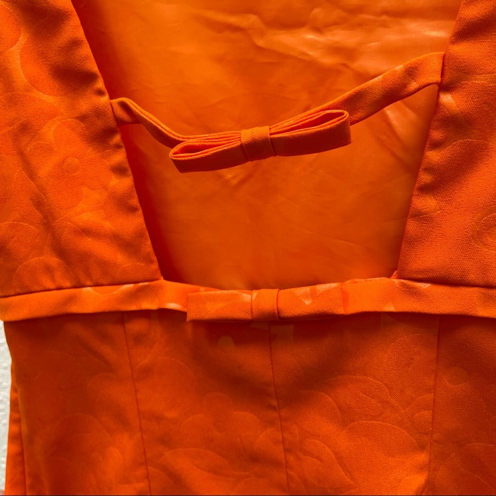 Nanette Lepore Orange Floral Dress - Picture 3 of 5